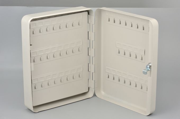 Durable Metal Key Safe / Metal Key Cabinet 300x240x75mm Wear Resistance