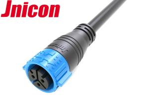 China 3 Pole Waterproof Plug Connectors Jnicon 50A PA66 Plastic With UL Certification on sale
