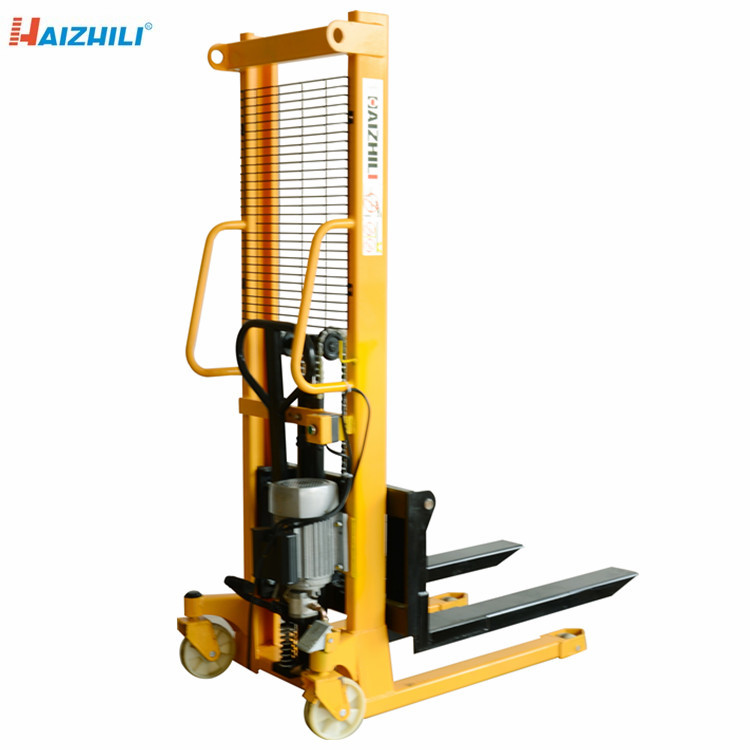 Mobile Hydraulic Hand Forklift , Walkie Pallet Stacker 500kgs To 2500kgs Capacity