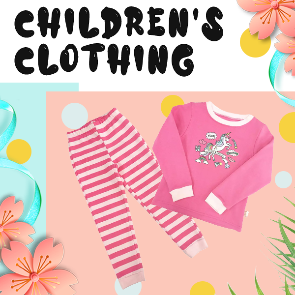 ODM OEM service Kids Cotton Pajamas Clothing Set Customized Color