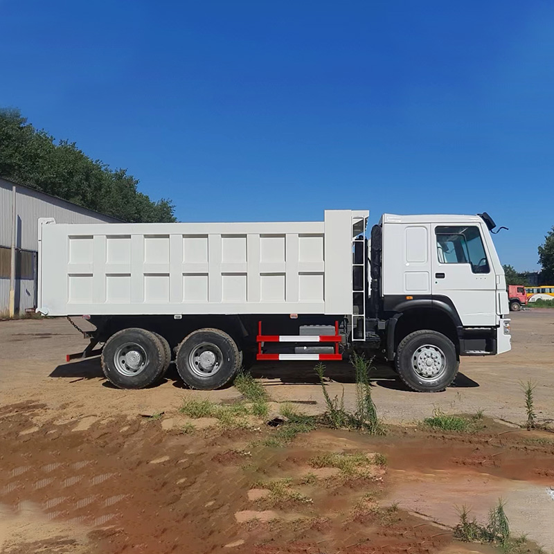 2 Reverse Shift Automatic Window Sinotruck Howo 371 375 Used Tipper Truck Dump Truck