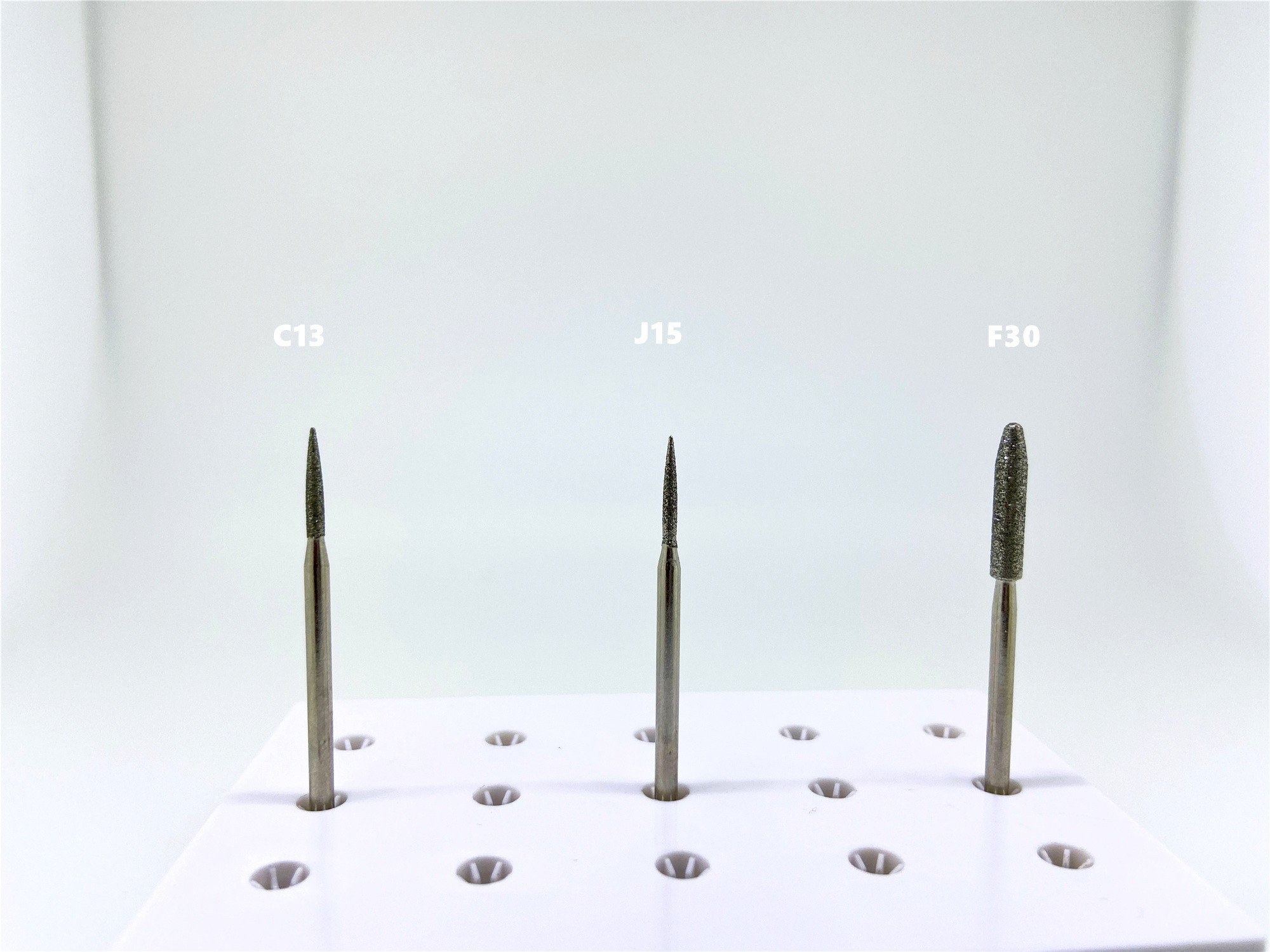 Bud Shape Diamond Grinding Stones Electroplated Polishing Bur Dental