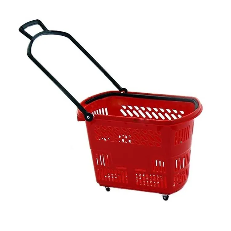 cesta de compras de frutas y verduras de gran capacidad Cesta de picnic para supermercado