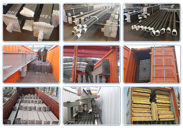 100×100 Prefab Insulated Warehouse Steel Frame Structure