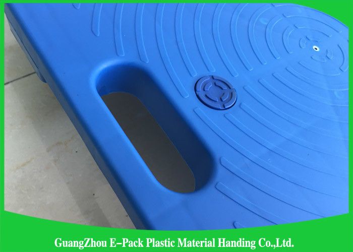 Industrial Big Load Capacity Plastic Dolly Cart , Recyclable Moving Equipment Dolly