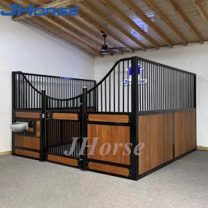 China Custom Size 4x2.2m European Horse Stalls Bamboo Indoor Horse Arena Panels on sale