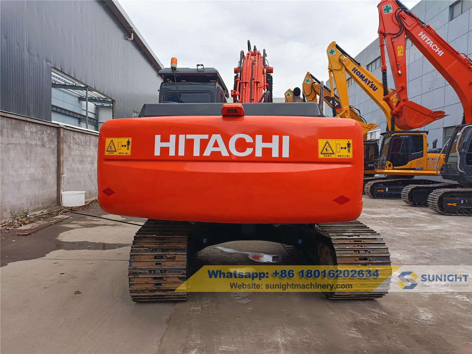 Used Hitachi Digger Mining Excavator Powered By Engine Core Components
