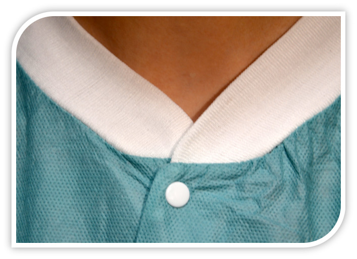 Eco friendly Green Anti Static Disposable Lab Coats
