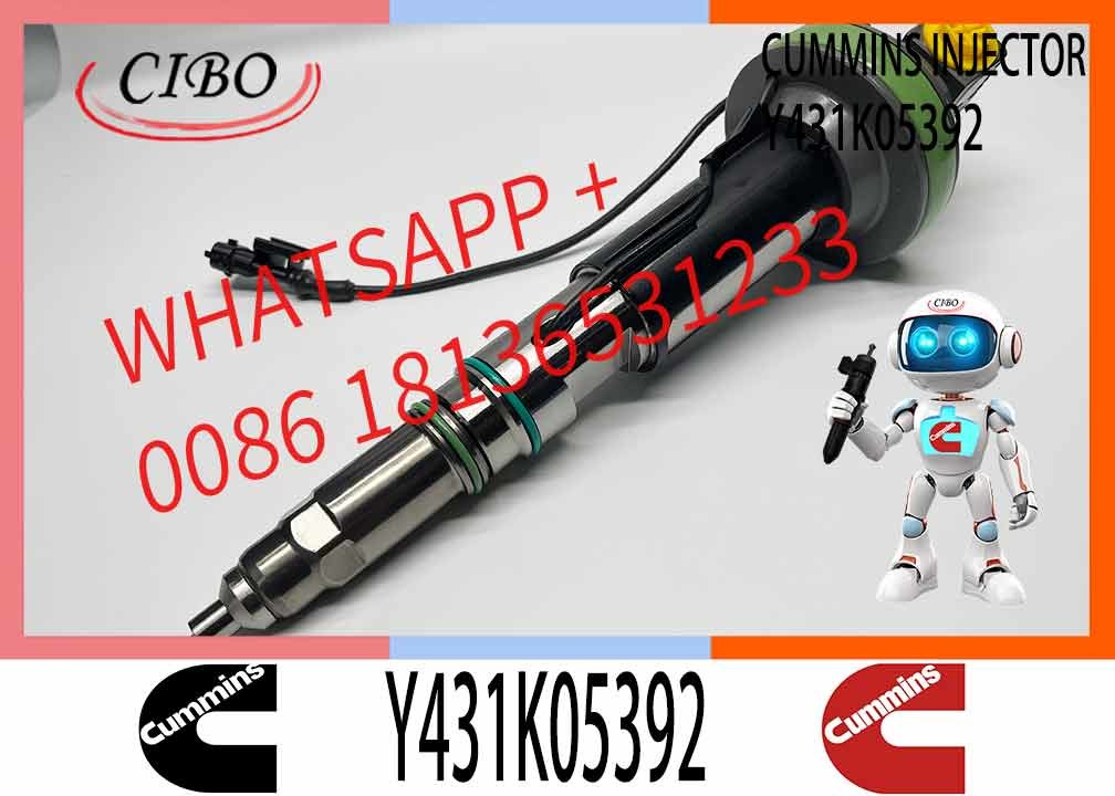 Heavy Truck Diesel Fuel Injector Y431K05392 2867147 2867148 F00BJ00001 For CUMMINS QSK19 QSK38 QSK50 QSK60 Diesel Engine