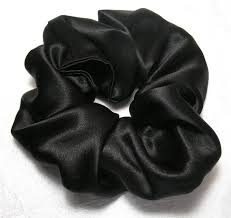 Custom 22mm Mulberry Silk Scrunchies 0.03kg Elastic Hair Bands