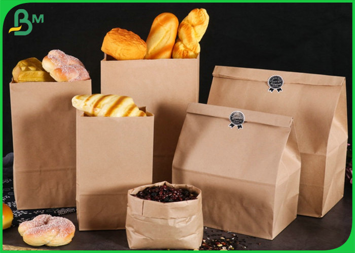 FSC Food Grade 70g 120g Brown Kraft Paper Roll For Butcher Wrapping 