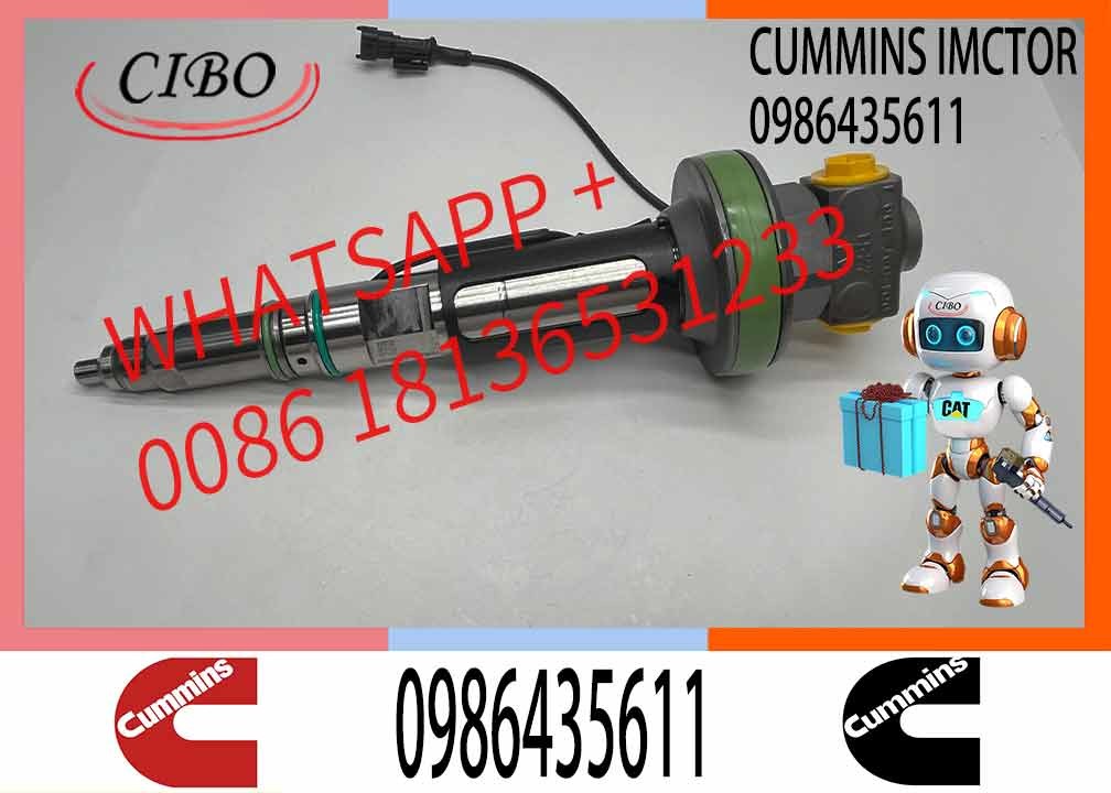 Fuel Injector 0986435616 0986435905 0986435612 0986435611 For QSK19 QSK38 QSK50 QSK60 Engine