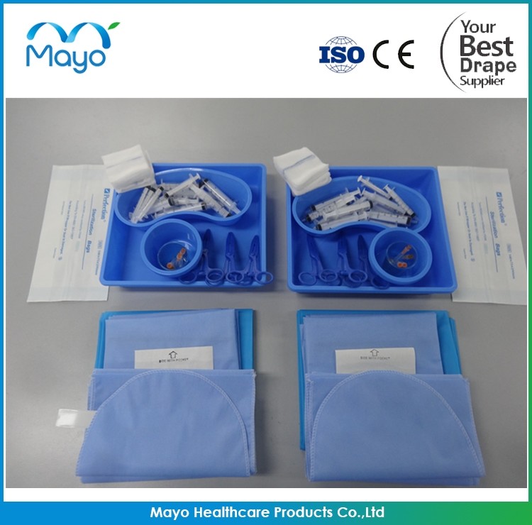 Ophtha Ophthalmic Drape Pack Half Body Medical Disposable Eye Drape