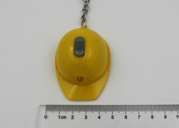 Promotional Automatic Key Chain Bottle Opener With LED Light Helmet Shape