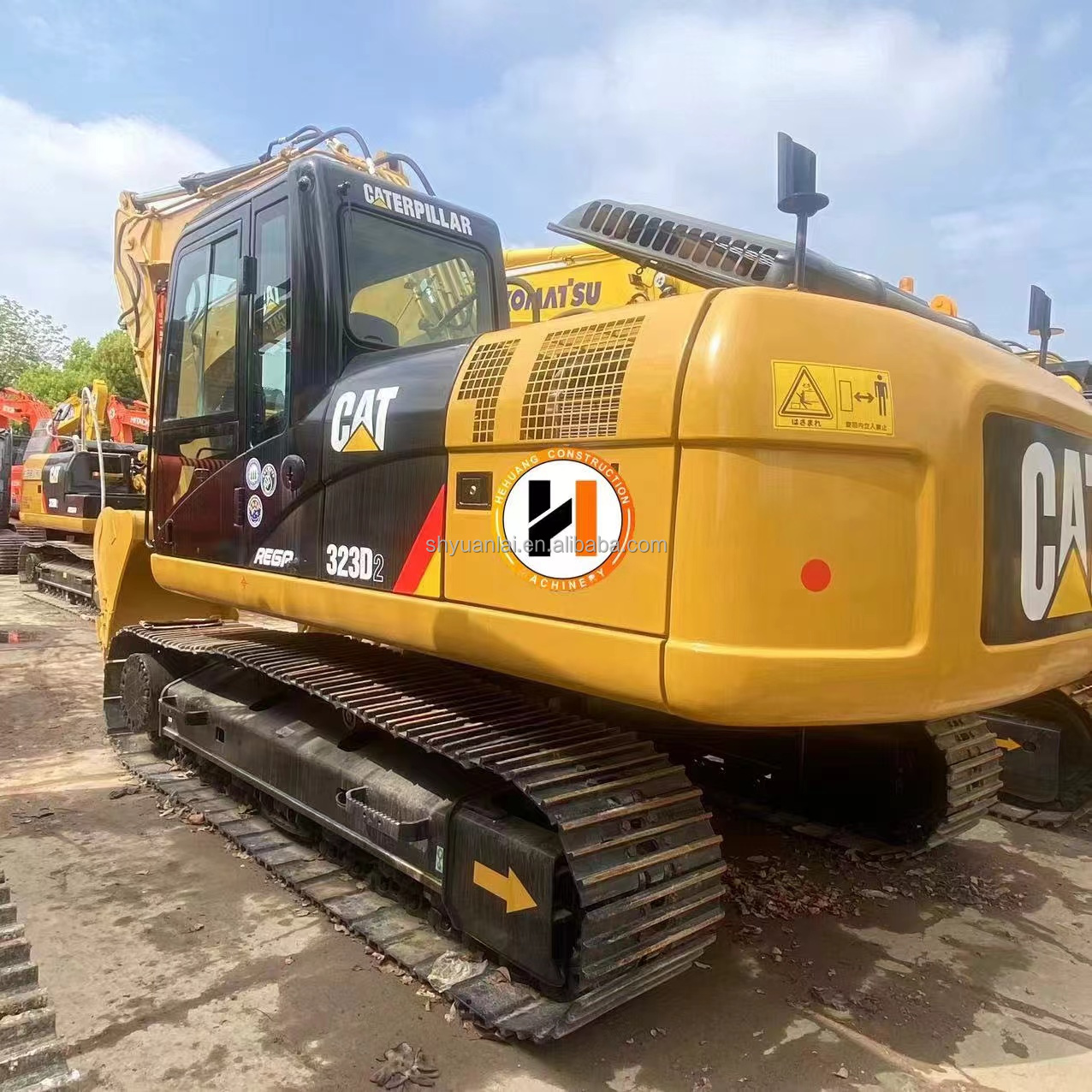 Second Hand CAT323 Excavator with Original Hydraulic Cylinder and Soft Steel Design
