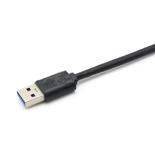 Micro B USB 3.0 Charging Cable 0.25m Micro Elbow Right Curved