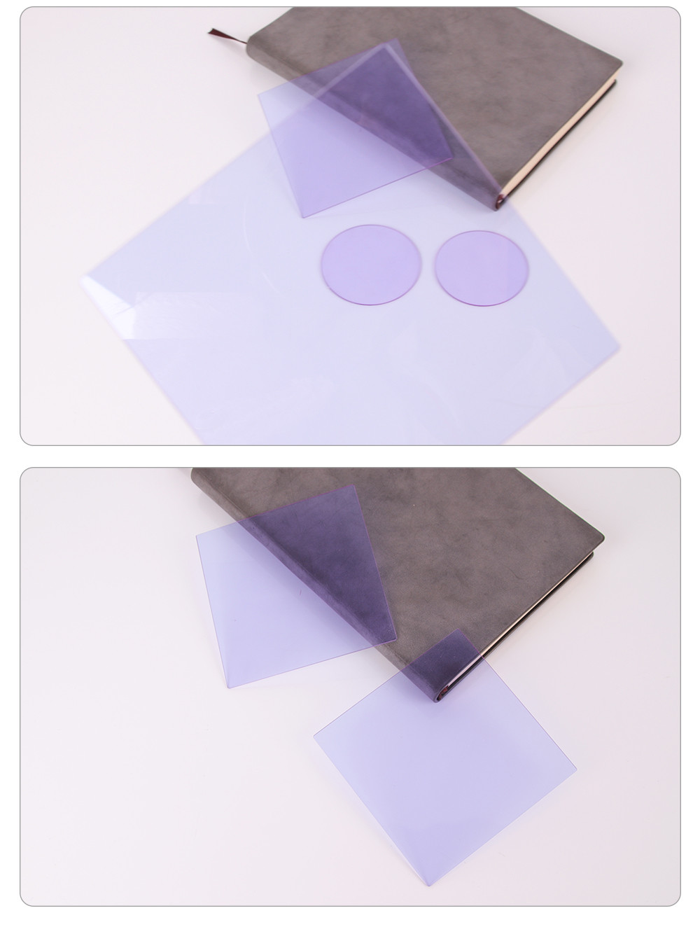 Double Sided Anti-Reflection Coating Customize Didymium Glass PNB586 BG20