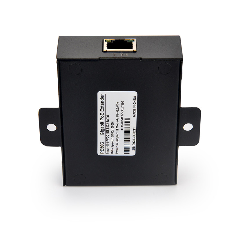 Gigabite 30W PoE Extender 10/100/1000Mbps data rates IEEE802.3at/af 0.625A for POE camera