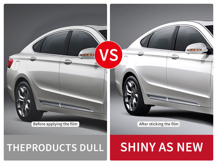 Gloss Black TPU Self Healing Car Paint Protection Films Stain Resistant