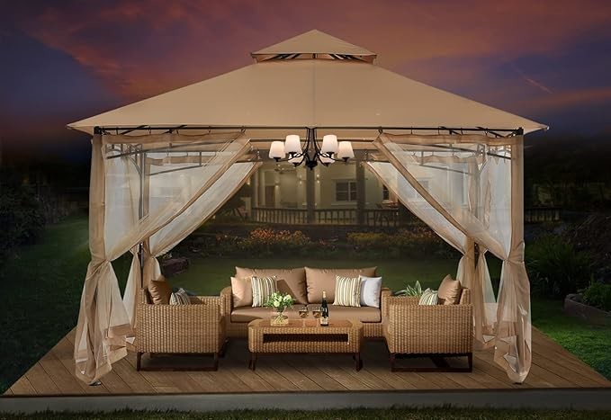 Weatherproof & Customizable Aluminum Gazebo Transform Your Outdoor Space