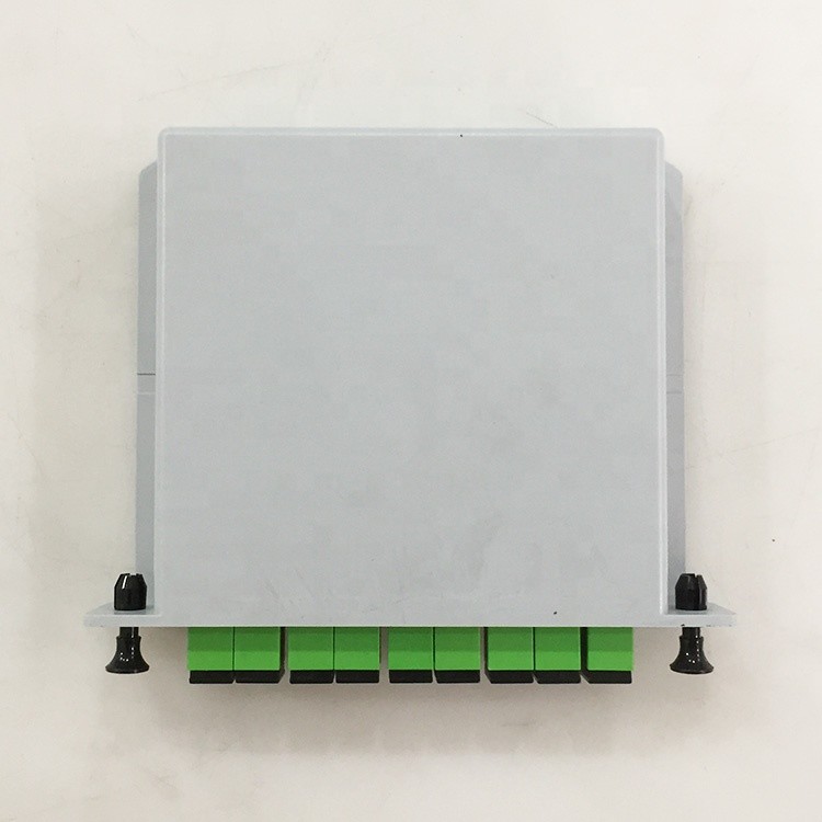 SC/APC G657A1 FTTH 1x8 PLC Splitter LGX Cassette Box