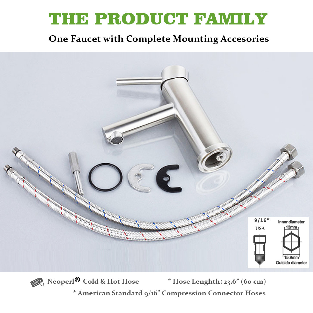 Solid Steel 316 Body Basin Mixer Brush Satin Bathroom Faucet Tap Basin Faucet Waterfall Taps Manufacturer