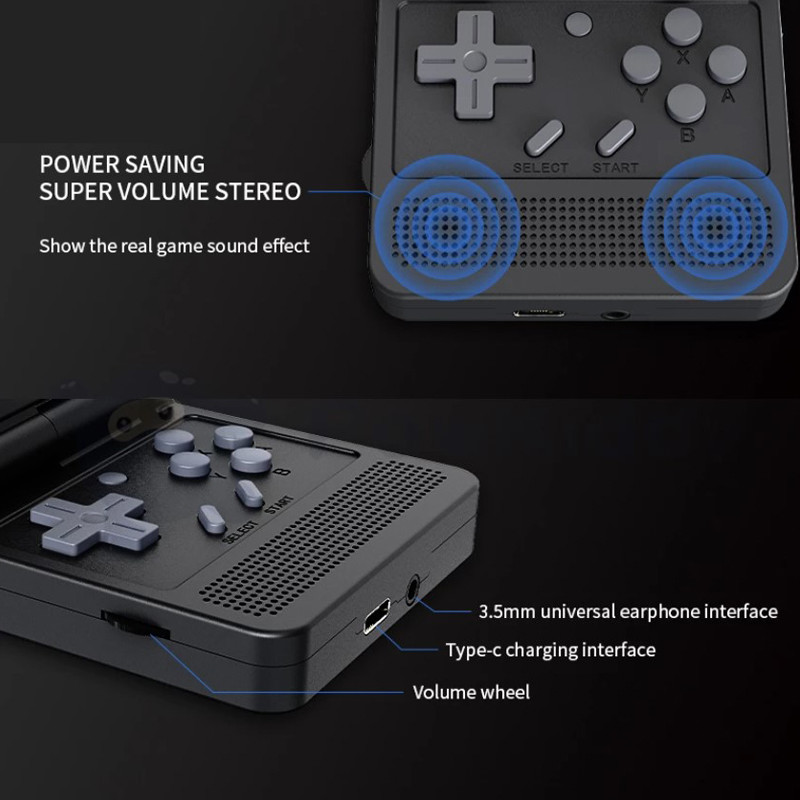 Handheld Flip V90 Wifi Arcade Box Gaming Retro Handheld Game Player