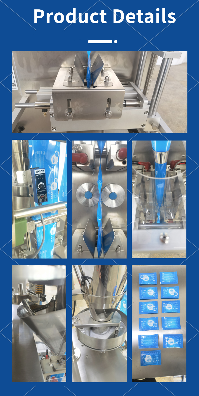 Automatic Sachet Sealing Machine for Stick Spice Snuff Chili Pepper Milk Sugar Powder