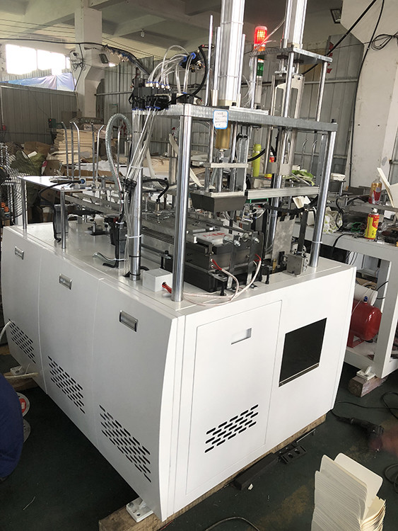 FBJ-C Paper Lunch Box Carton Forming Equipment 30-45/Min