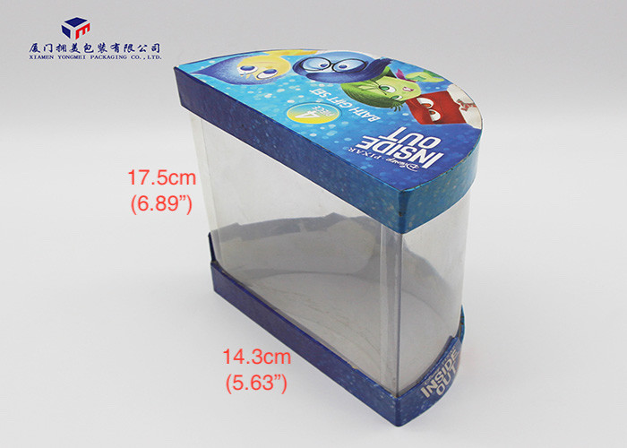 Semicircular Plastic Cylinder Packaging Tubes Unique Design For Bath Gift Set
