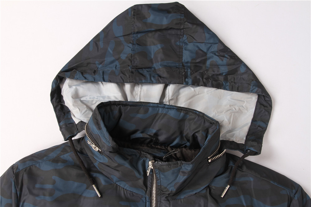 Men's Heavy coats, Men's Heavy jacket, Camo Print, Metal Zipper