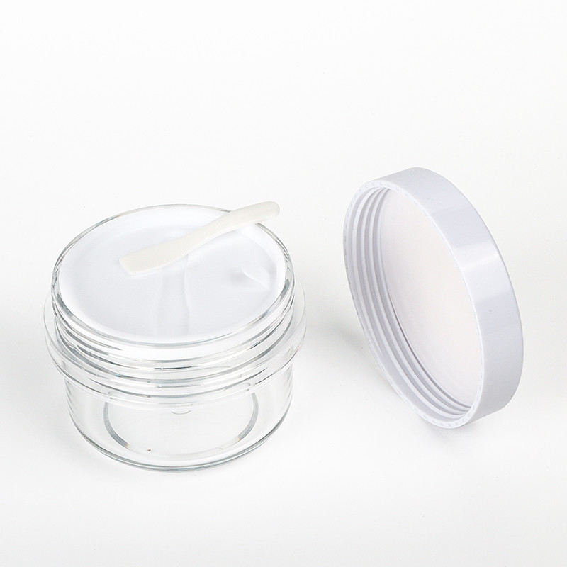 6oz Cream Packaging Jar , Recycled plastic containers for beauty products