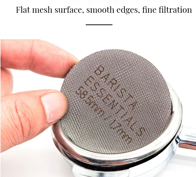 Stainless Steel Bottomless Puck Screen 1.7mm Coffee Filter Gasket for Coffee Grinders