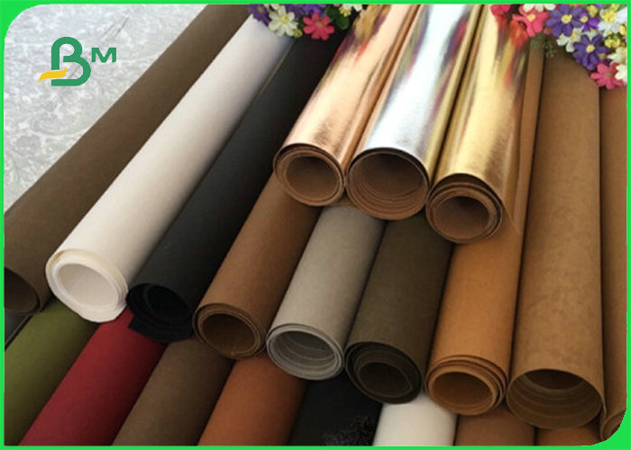 0.55mm DIY Durable Multi Coloured Washable Fiber - based Textured Kraft Paper