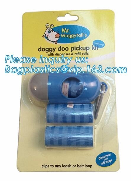 High Quality Eco-friendly Degradable Fashion With Printing Doggy Pet Dog Waste Poop Bags, Eco friendly pet dog waste poo