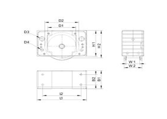 Structure Crane Spare Parts , Crane Wheel Blocks Adaptable ISO9001 Certification