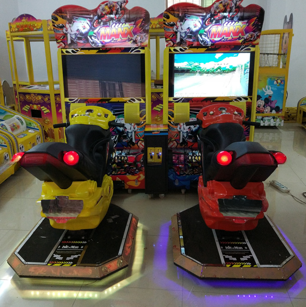 Super Bikes 2 Arcade Game Machine TT Motor Racing Game Machines For Fun City