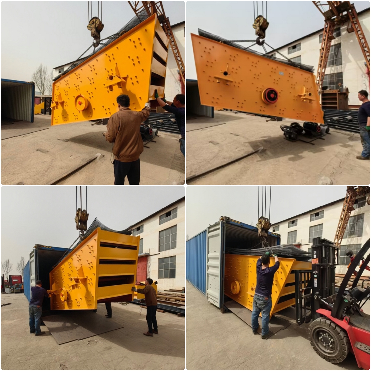 4YK1848 Sand Field Vibrating Screen Machine Diesel Power Sieving Plant