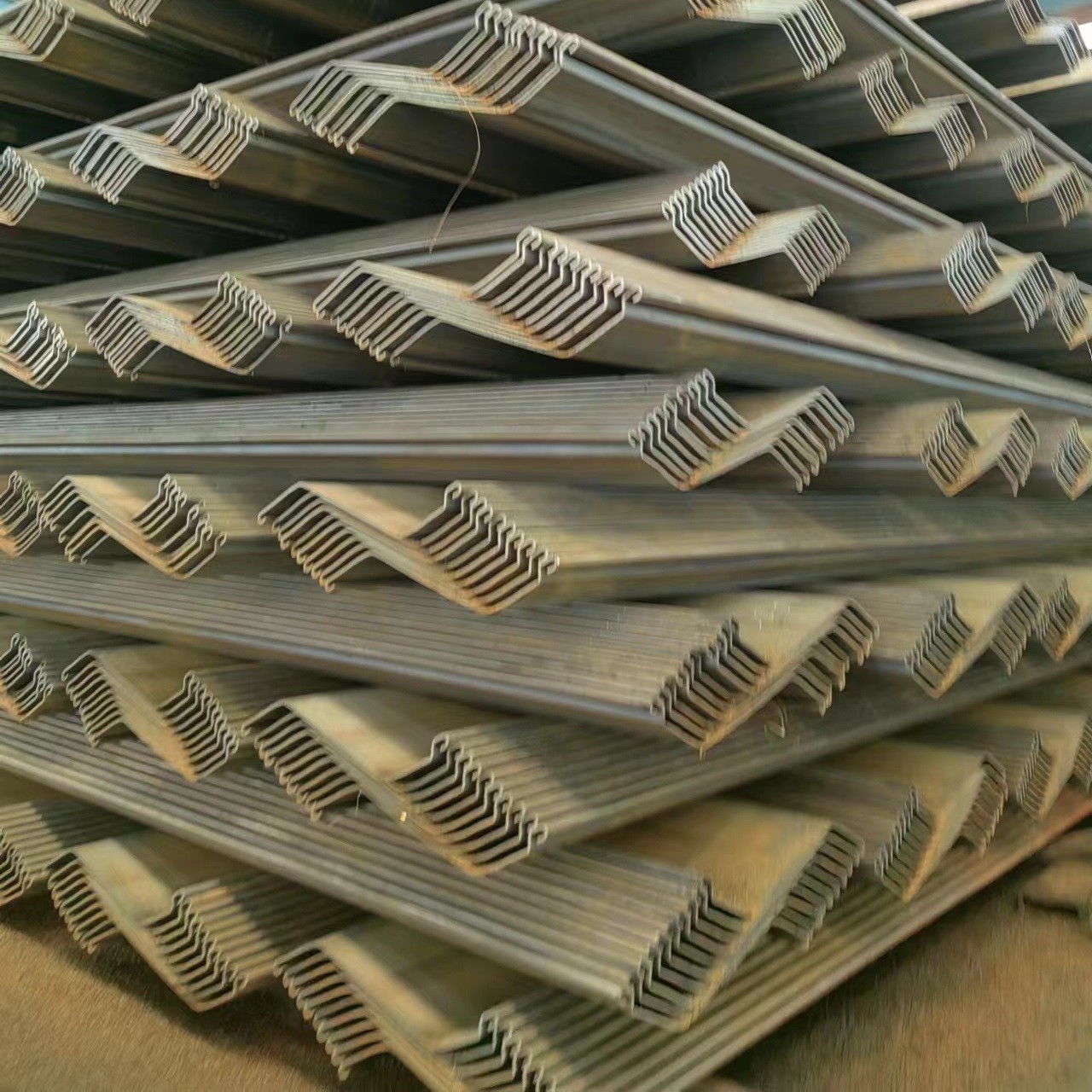 MS Sheet Metal S355J2 Steel Sheet Hot Rolled Sheet Piling in 6m 9m 12m Lnegth