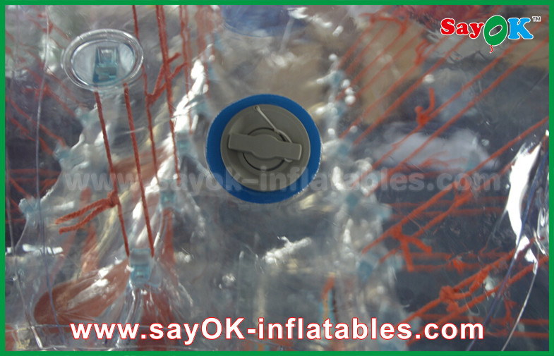 Wrecking Ball Inflatable Game Adult 1.5m DIA Inflatable Zorb Ball , Transparent Human Bubble Soccer TPU / PVC