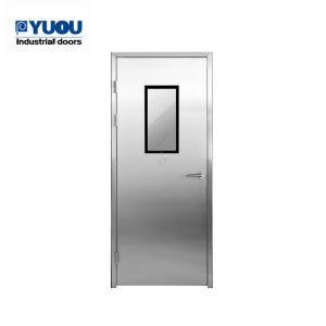 Buy cheap Entry Stainless Steel Fire Rated Door Door Leaf Thickness 50mm With Hinges product
