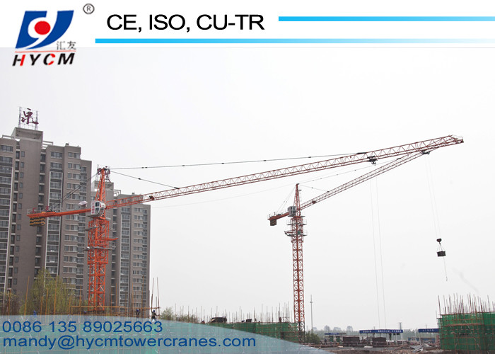 USA and Mexico Hot Sale 6ton QTZ5015 Topkit Tower Crane with Class H Motor Protection