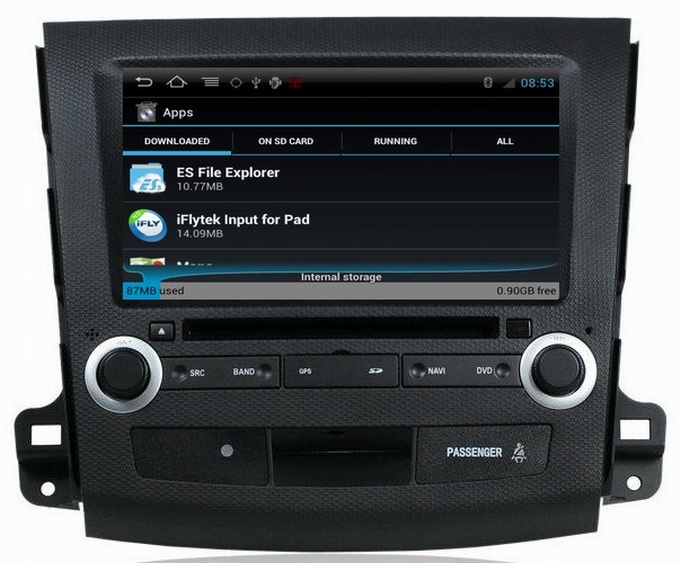 Ouchuangbo Auto Radio Player Android 4.0 for Mitsubishi Outlander 2006-2011 S150 System DVD VCD USB 3G Wifi OCB-056C