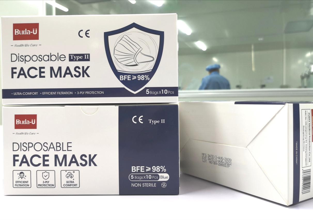 Eua Approved Disposable Medical Mask For Covid ASTM Level II