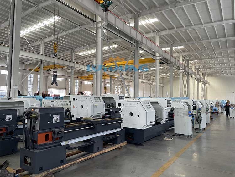 High Precision CK 6163 Lathe Horizontal Flat Bed CNC Lathe 130 Through Bar Precision