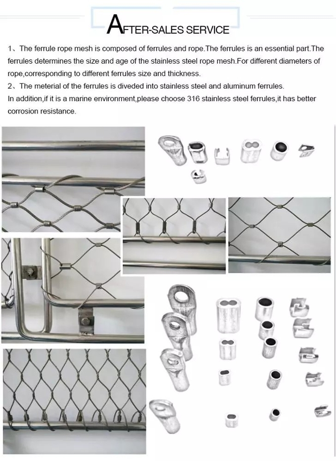 stainless steel wire rope mesh net