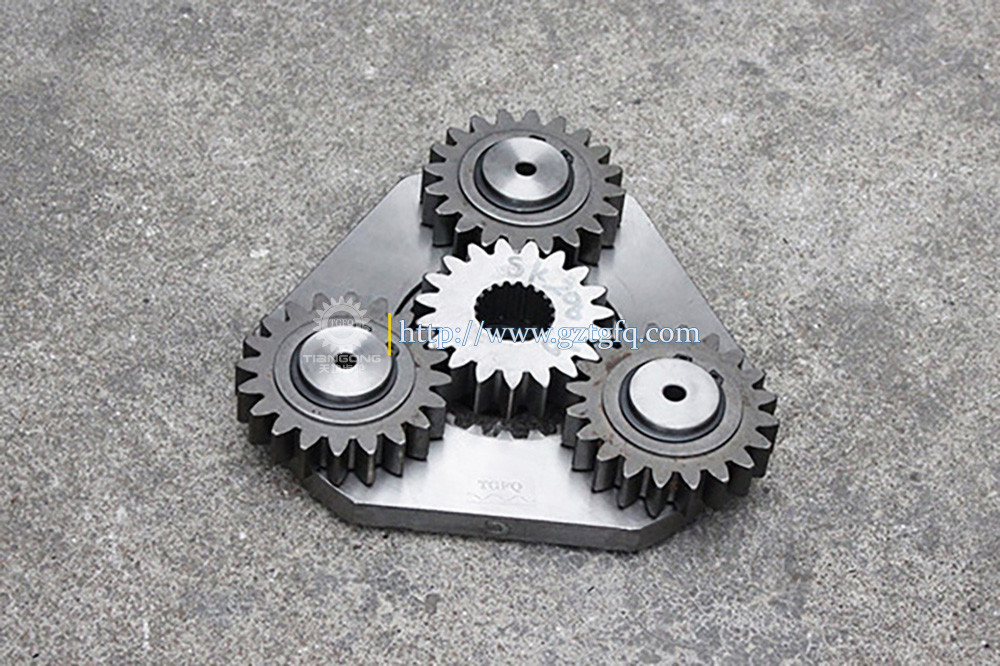 YN32W01019F1 1st 2nd Stage Planet Carrier With Sun SK200-6 Excavator Swing Gear