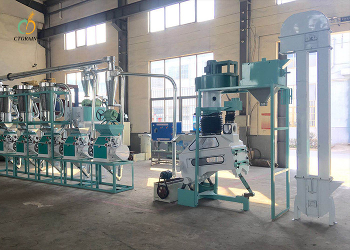 20 Ton/D Mini Corn Maize Flour Mill Machine maize milling and packaging plant