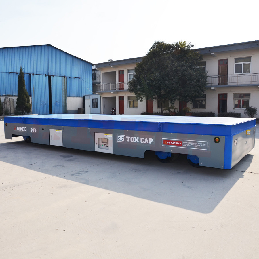 Electric 35 Tons Heavy Duty Transfer Cart For Material Transferring Hand Pendant