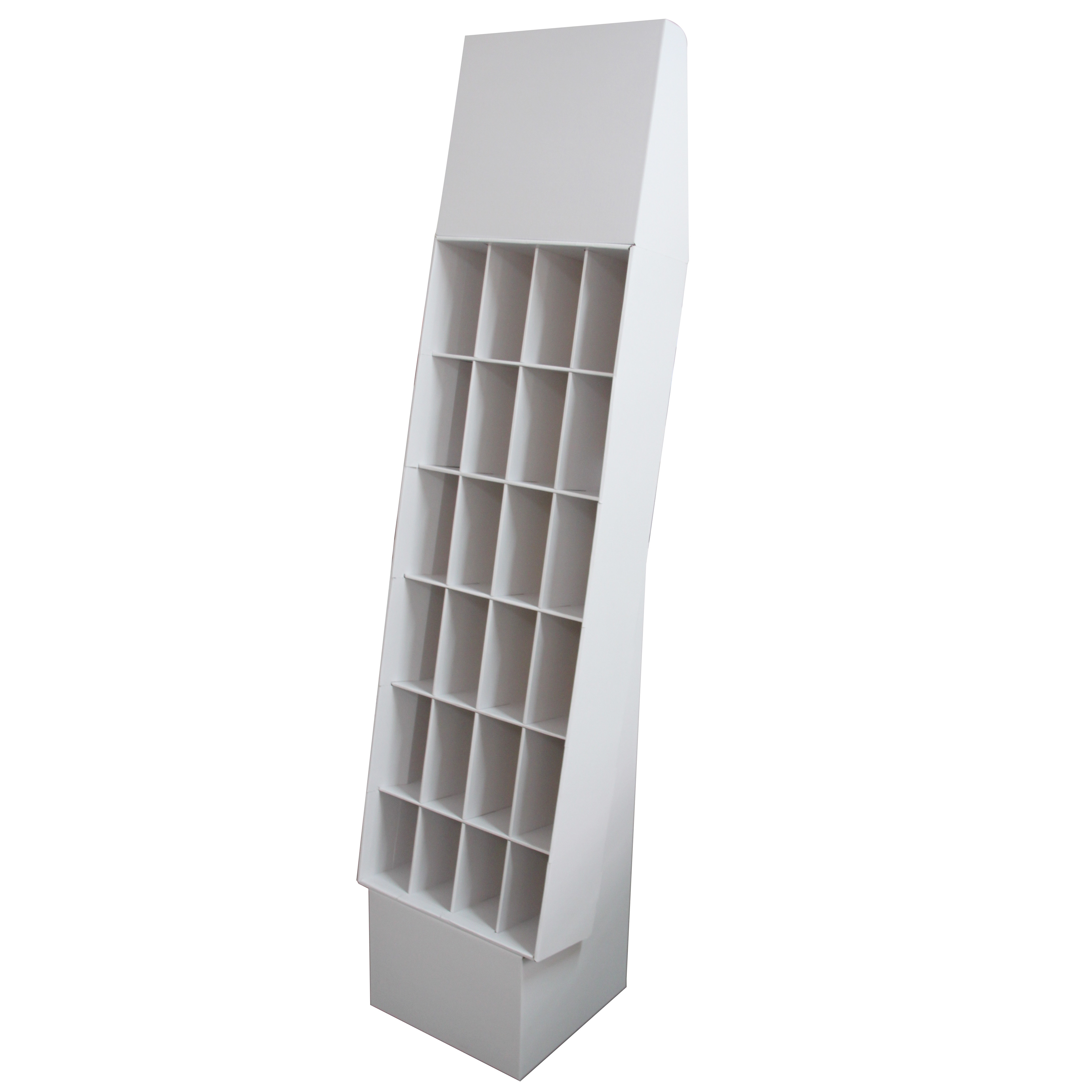 Advertising Cardboard Shipper Display Pure White Color Customized Size